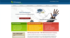 Desktop Screenshot of phpdevelopmentoutsourcing.com